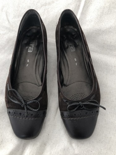 Ara chocolate pumps - pumps, suede