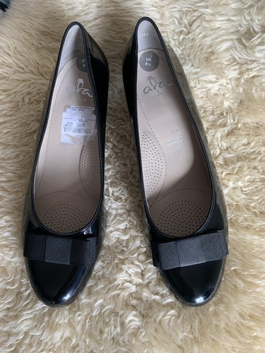 Ladies ara black shiny - ladies,
