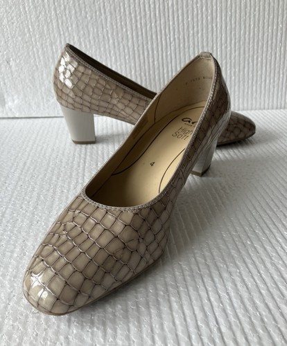 Ara croc print ladies court - croc,